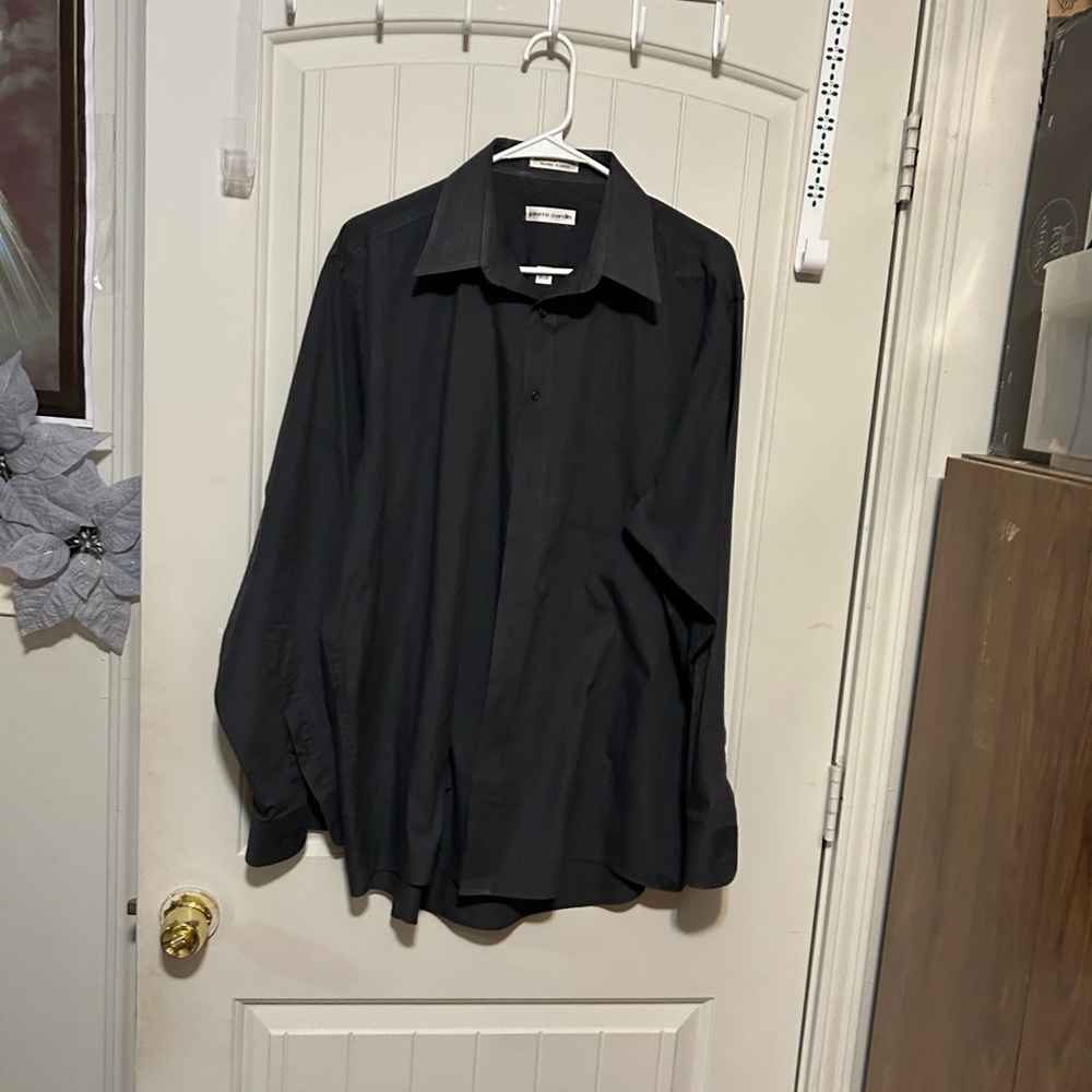 Pierre Cardin Charcoal Gray Shirt